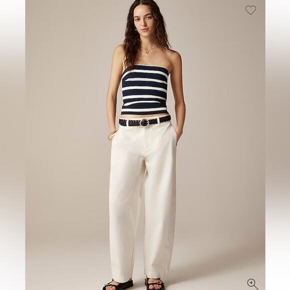 J. Crew Mariner jersey tube top Size Medium NWT - Picture 3 of 8